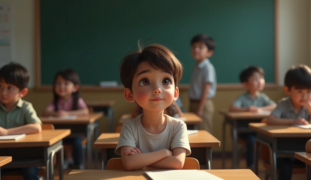 Create a child "juanito" that he finds math difficult 
