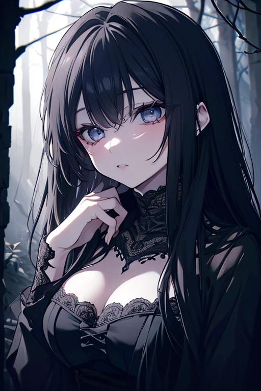 (best quality,highres,ultra-detailed),moonlit reflection, mysterious aura, intense shadows, dreamlike atmosphere, cinematic feel, ethereal beauty, surreal ambiance, dynamic composition, hauntingly beautiful, contrasting tones, dramatic lighting, captivating gaze, enigmatic expression, enshrouded in darkness, enigmatic story unfolding, starry night sky, nocturnal serenity, anticipation in the air, tantalizing suspense, and enchanting allure.