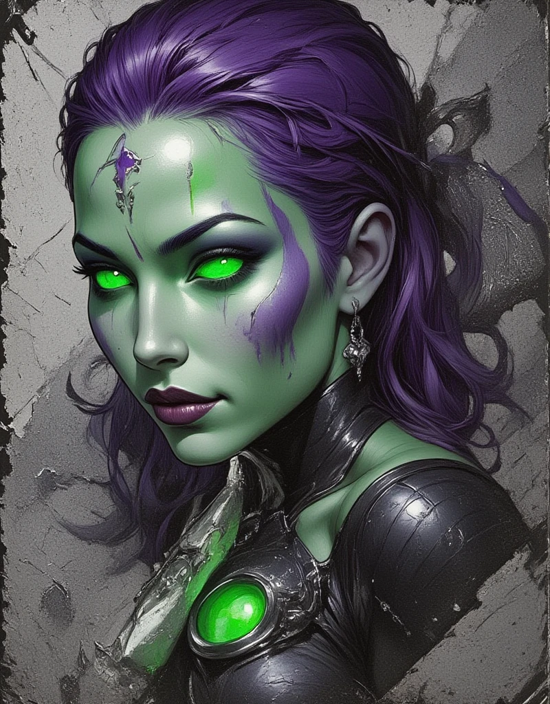 dead rotting zombie girl, comic accurate She-Hulk, green skin, green face, purple and white spandex, muscular, torn costume, evil look, psychotic, bloodycombat stance, highly detailed, vibrant appearance, creative behavior, imaginative, sensual, spontaneous, small breasts, sexi, highest quality, skin texture, intricate details, (cinematic lighting), RAW photo, 8k, masterpiece,best quality,ultra-detailed,very detailed illustrations,extremely detailed,intricate details,highres,super complex details,extremely detailed 8k cg wallpaper,