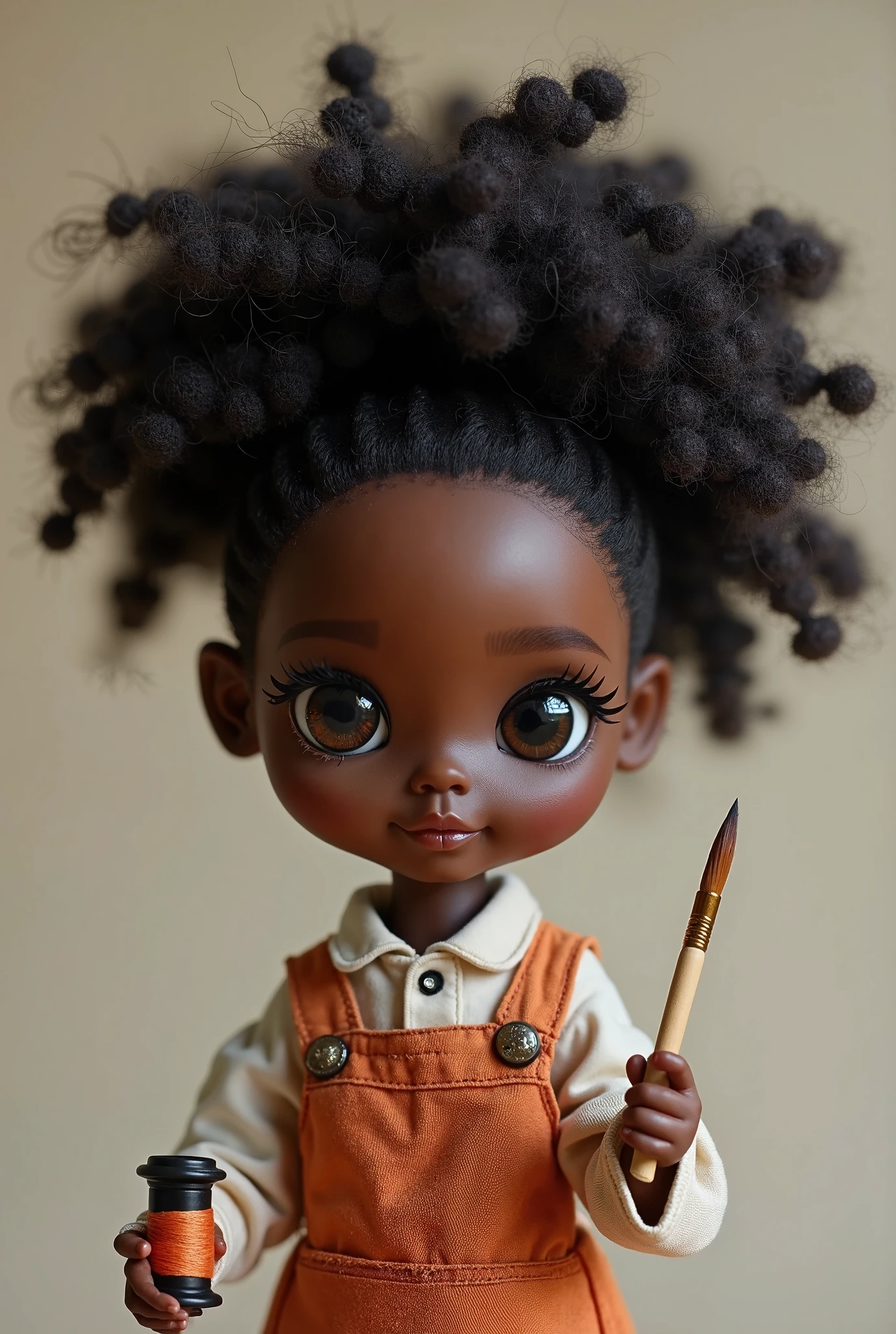 painting of a girl with braids and a bow in a room, inspired by Kadir Nelson, inspired by Margaret Keane, margaret keane style, african american girl, inspired by Betye Saar, inspired by Mark Ryden, girl with plaits, by Lois Mailou Jones, by Lily Delissa Joseph, inspired by Archibald Motley, by Margaret Keane