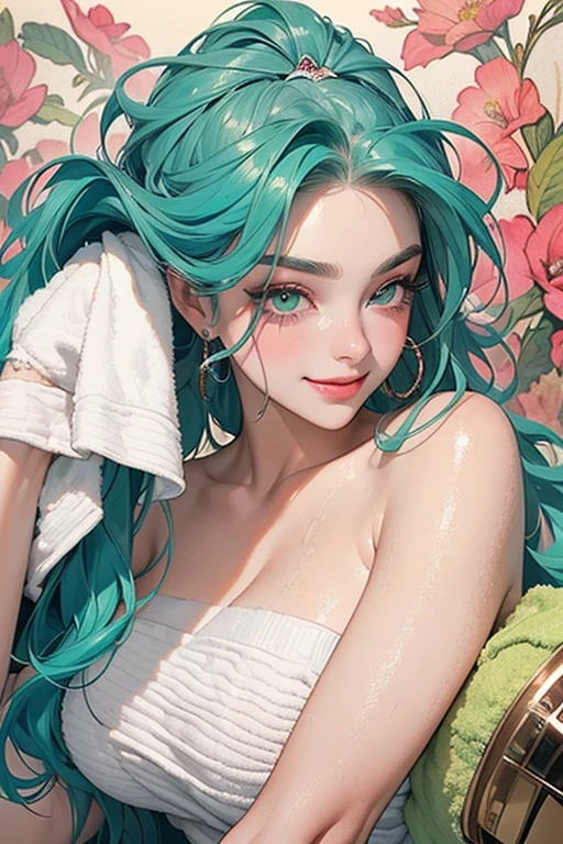 ((Live 2D)) masterpiece, One girl, whole body, Stand up straight, steampunk clothes, uniform, View your viewers, Detailed face, girl with green Wavy Hair, bangs, metal sheep horn, Gradient Hair, Multicolored Hair, Bright green hair, Turquoise hair tips, Wavy Hair, Gradient Eye, Orange eyes, (Simple Background, White Background: 1.3)