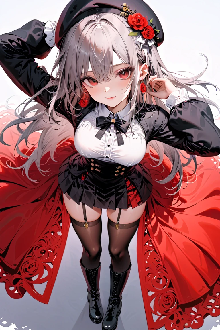 {{{ukiyo-e_style}}},{{flat_style}},{Simple_color},{{{masterpiece}}},{katsushika_hokusai},length_hair,hair_flower,{{white_hair}},red_eye,red_null,{Chinoiserie},{{{Highest_quality}}},kimono,{{Super detailed}}((Black garter stockings)),{figure},Maple_leaf_flight,{{One Woman}},{{{alone}}},{{of_Very To_delicate_ofd_beautiful}},blofk_stare,close_To_Audience,{Wind},{flight_splash},{flight_petal},Wind,{Gorgeous ofd rich graphics}((Undressed kimono))((Big Ass))((black thong))(((Black leather long boots)))((Black garter stockings))((Black pantyhose))