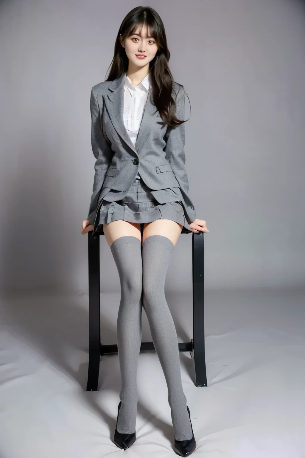（masterpiece，quality，Best quality，Official Art，Beauty and aesthetics：1.2）， 1 woman, Airline stewardess, Tights, cape,  ((Below are white tights, absolute chance)), Tight gloves,Don&#39;t wear it， White gloves, red hair clothes, blue eyes, Pink lipstick, Smile, eternity, View from behind, Look back at the audience, Clear silhouette, Short sleeve, a mature woman, 25 years old, 最好的quality, masterpiece, infirmary, as the picture shows, Mid-chest, Beyond, Rain hits the face, Lewd posture, is visible，Very meticulous，（Fractal Art：1.1），（monochrome：1.1）（Blooming flowers：1.3），most detailed，（ Tangled:1.2), (动态Lewd posture), (White background:1.3), (Chinese traditional fabric:1.2), (Skin glows), (Many colors:1.4), ,(ear nipple ring:1.4)，（Decorative paintings：1.6，）， light,Ink drawing and ink drawing，Ink，