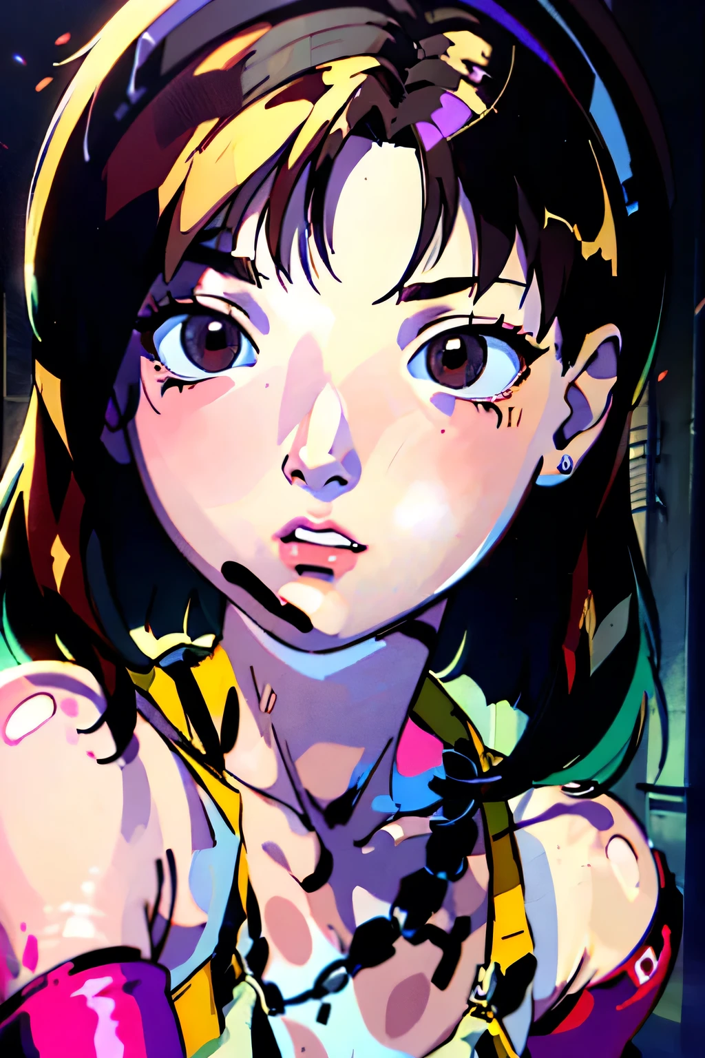 LAIN from serial experiments lain, full-body, full body, (full body), (masterpiece,best quality,ultra_detailed,highres,absurdres, dimly lit:1.2), no nudity, no suggestive poses, no explicit content, no NSFW, no sensitive themes, no controversial topics, no violence, no gore, no dark imagery, no inappropriate content, no partial clothing, no provocative elements, no sexualization