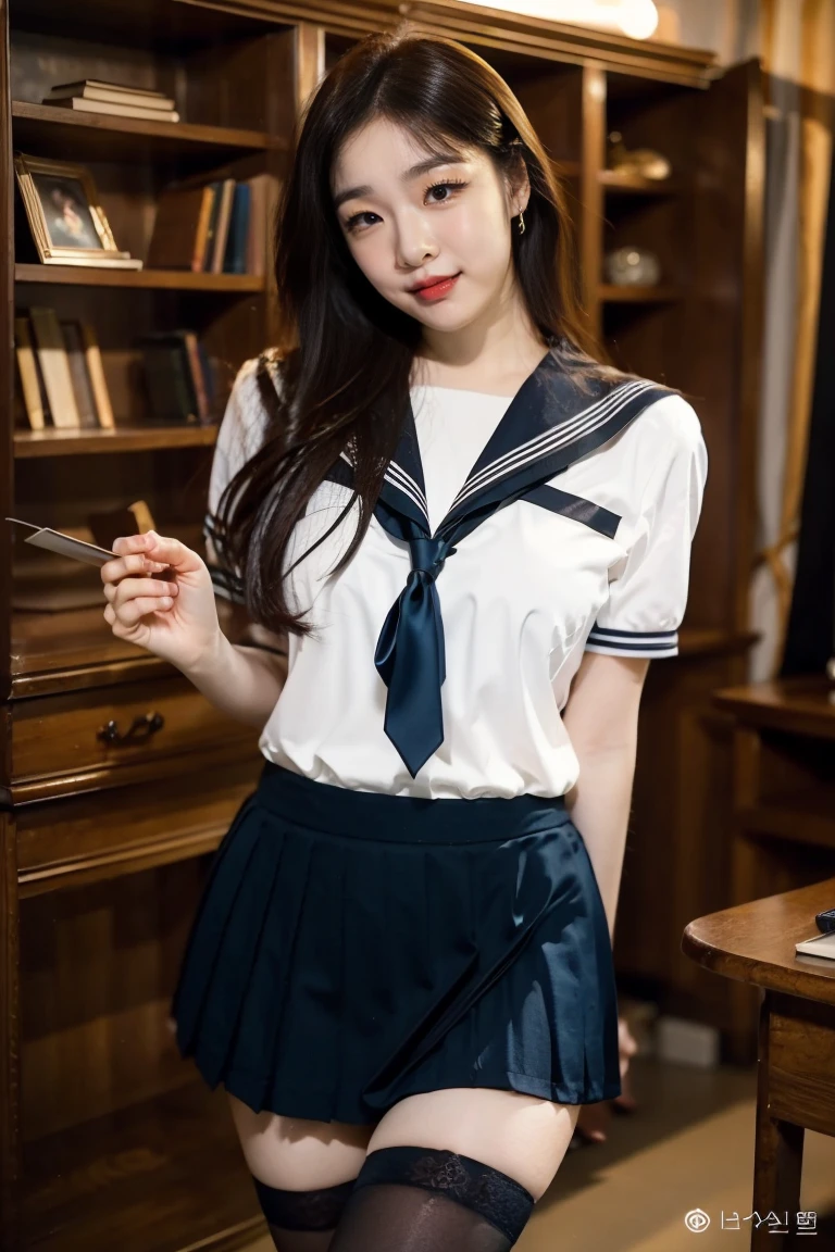 最high quality、high quality、Best image quality、8k、最High resolution、High resolution、最high quality、masterpiece、Detailed and realistic human body、Dense and realistic skin、Realistic face in every detail、Realistic reproduction of every detail、Detailed and realistic lips、Detailed and realistic teeth、Detailed and realistic ears、Detailed and realistic hair、Detailed and realistic arms、Realistic reproduction of every detail、Realistic fingers in every detail、(Beautiful Hands、thumb1reference4)、Realistic feet down to the last detail、(Beautiful Japanese Girl))、(Japanese Model), (Japanese women)、((18 year old beautiful girl))、(Black Hair)、(Random Hairstyles)、(sexy look)、((whole body))、((Beautiful upward-facing breasts))、(Slim Style)、(whole body光沢肌、Fair skin))、School、classroom、lesson、(Soft lighting)、((Sailor suit(Summer clothes))、((Sailor suit(Winter clothes))、((Sailor Skirt))、(White sneakers)、((See-through(クロップトップSailor suitを着用、ミニSailor Skirtを履く))、((Skirt flip))、(Sexy panties visible)、(Lace panties are visible)、((Schoolのclassroomで(Sit on a desk))、((Spread your legs wide(Poses to make your thighs look beautiful))、Close-up from below