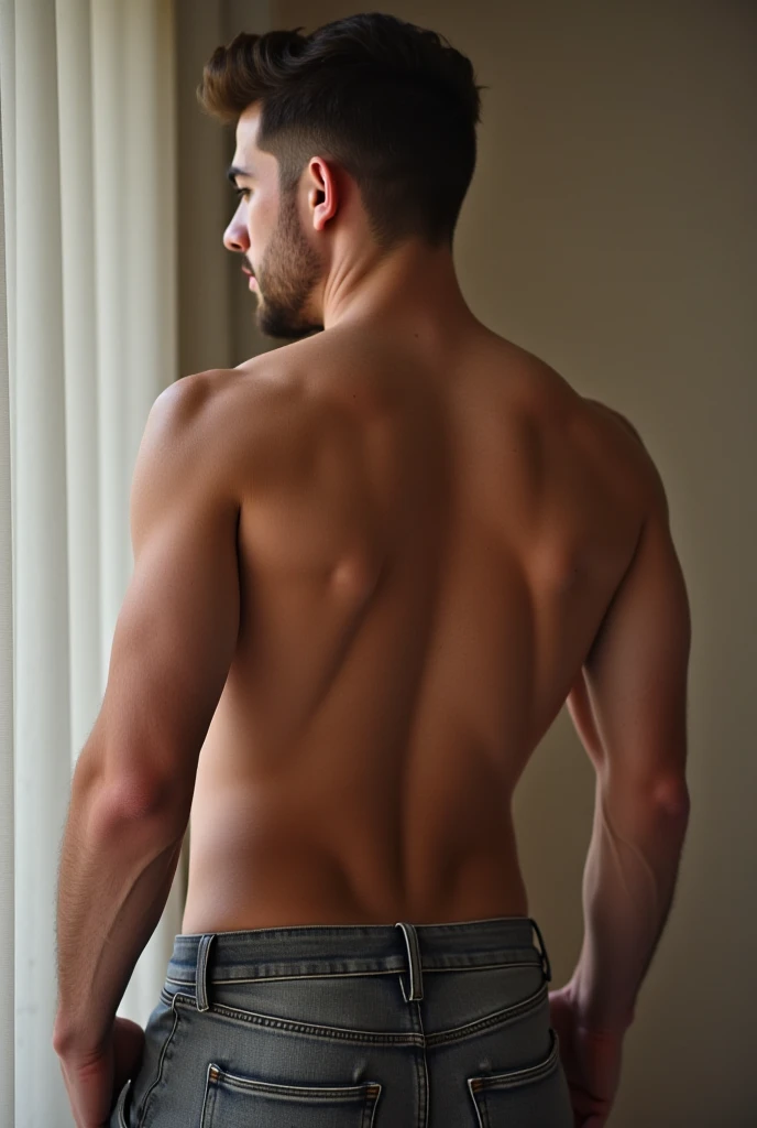 Hot male fucking a hot male with cock in his ass without any clothes