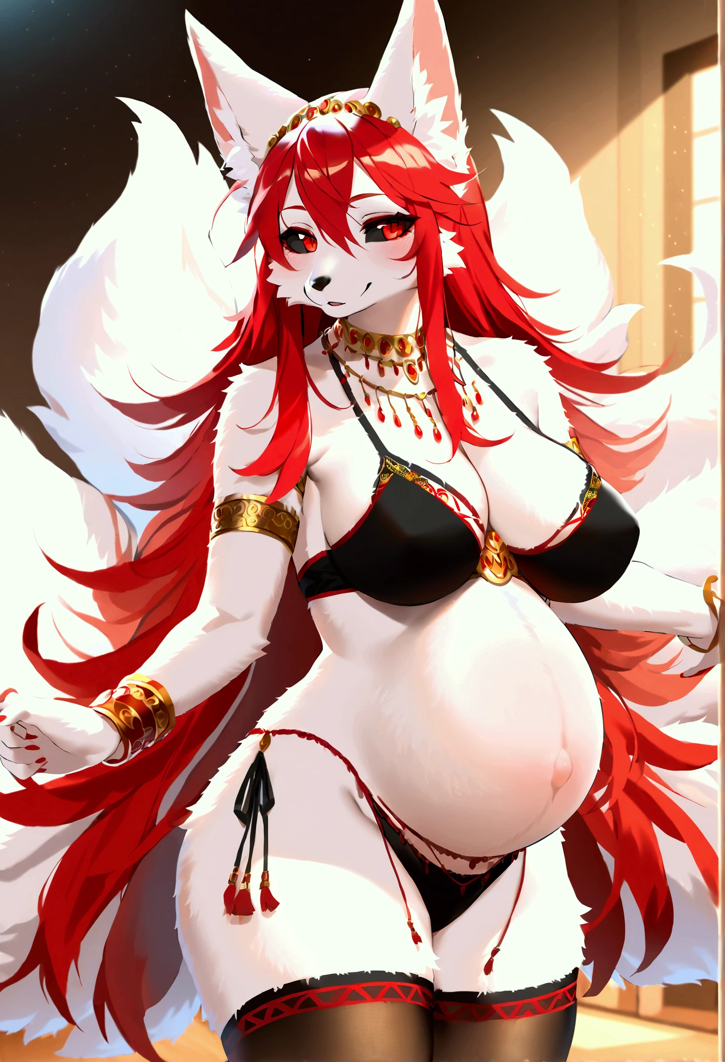 8k, masterpiece, very realistic, Full body sketch line of sexy pregnant cat woman, anime style, clean sketch line, standing, faraon cat girl, Cleopatra, Egyptian style, tail, cat ears, very slim waist, very tall, white ancient clothing design, dark orange hair, dynamic pose, pregnant, cleavage 