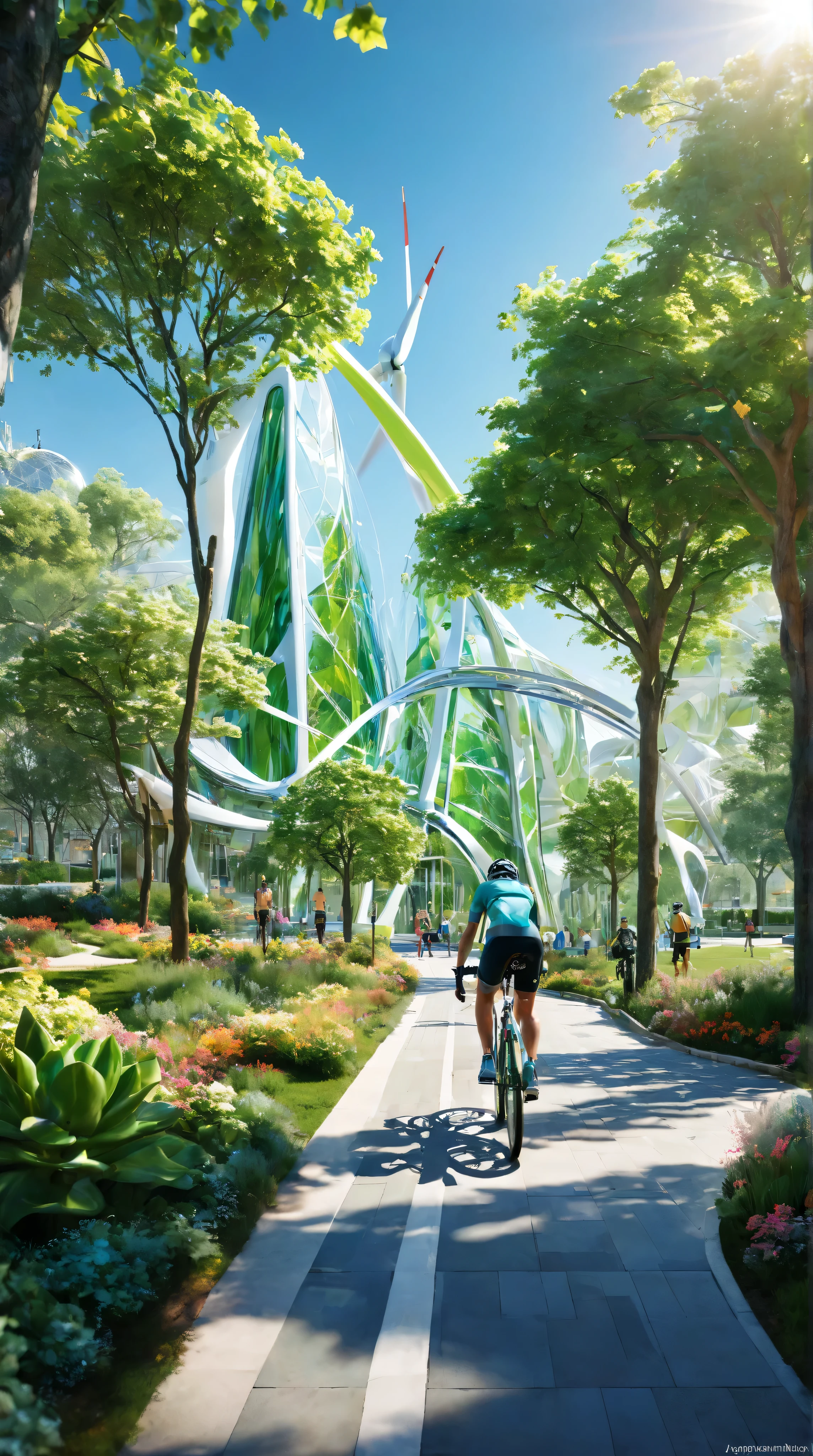 “Isometric 3D illustration, vibrant colors, clean lines, detailed objects”
✅ Изометрический стиль: top-down perspective, 45-degree angle, precise shading
✅ Плоские тени и ровные линии: sharp details, smooth gradients, subtle reflections
🔹 Пример промта:
"An isometric 3D illustration of a futuristic green city, designed with clean energy and nature integration. Small eco-friendly houses with solar panels, wind turbines, and tree-covered rooftops. Parks, bicycle lanes, and a community garden in the center. The color palette includes vibrant greens, soft blues, and natural wood tones. The style is highly detailed, with crisp shadows and a precise 45-degree isometric angle."