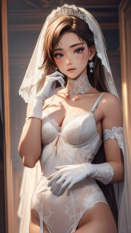 Beautiful details for girl,very detailed eyes and faces,beautiful eyes in detail,ultra - detailed,A high resolution,The is very detailed,The best quality,illustratio,astounding,exquisite details with white hair,best qualtiy,VerydetailedCG,8k wallpaper,face to the viewer,the complex background,bshoulders,seductiv,stas,(Sexual suggestiveness),light in face,cinmatic lighting,1个Giant Breast Girl,(with no underpants)) See-through Pajamas, (Lingerie transparent), Lace skirt,huge tit:1.5 , (pornographic lingerie)), buttock exposure, Open crotch stockings, h, xxx,Wet, Teenage uncensored, thermography, Pornographic box,mrrpss,