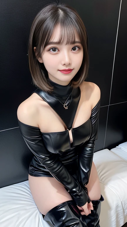 Black Corset, Bondage, (in prison cell), Chained Woman, Full Body, ((arm behind back)), Chained Chain, ((Best Quality, 8k, Masterpiece: 1.3)), Sharp Focus: 1.2, Beautiful Woman in Perfect Shape: 1.4, Slender Abs: 1.2, ((Layer Cut, Big: 1.2)), (Rain, Street: 1.2), Wet Body: 1.5, Highly detailed face and skin texture, detailed eyes, very short hair, BDSM, slave, rubber,