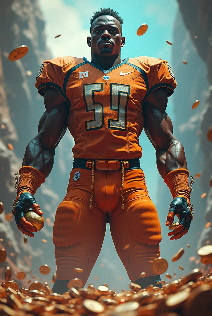 American Football Uniform with logo named as Garidiron Wear Skt