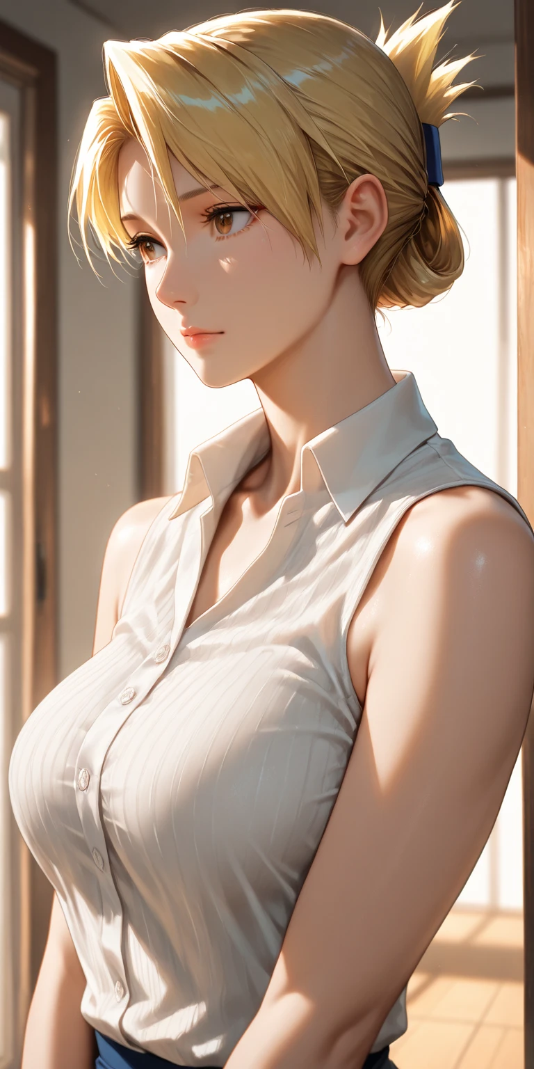 Slightly further angle of view、(Digital art like a movie: 1.3), high quality, Tabletop, 最high quality, Very detailed, shape, [4K Digital Art], (Sharp focus: 1.5), (Moody lighting:1.2), Written boundary depth, bokeh, 4K 、High resolution, Very detailedな, Very detailed CG Unity 8K 壁紙, Realistic, Realistic, RAW Photos, Beautifully detailed face, Pale skin, Realistic glowing skin, Detailed cloth texture, Detailed hair texture, Perfect body, Beautiful Face, Acura, Anatomically correct, Very detailed face, Eye and skin texture, Natural neck length, (Beautiful Eyes、Beautiful Hands), (Shiny skin:1.2), Thin legs, Thin legs, Knowledgeable person、Detailed face、Detailed Background

(pixie short hair),
Shiny pink lips、(gal makeup:1.5), Rainbow color contact lenses、((A white collared shirt and a black mini skirt、Captivating smiling woman)), Blurred Background、Detailed face, high quality, High resolution、Obscene language、((night:1.5, Love Hotel:1.5, Bedroom、Dim lighting:1.5, sexual temptation))、Lying in bed.Sexy Poses、Sexually seductive girl