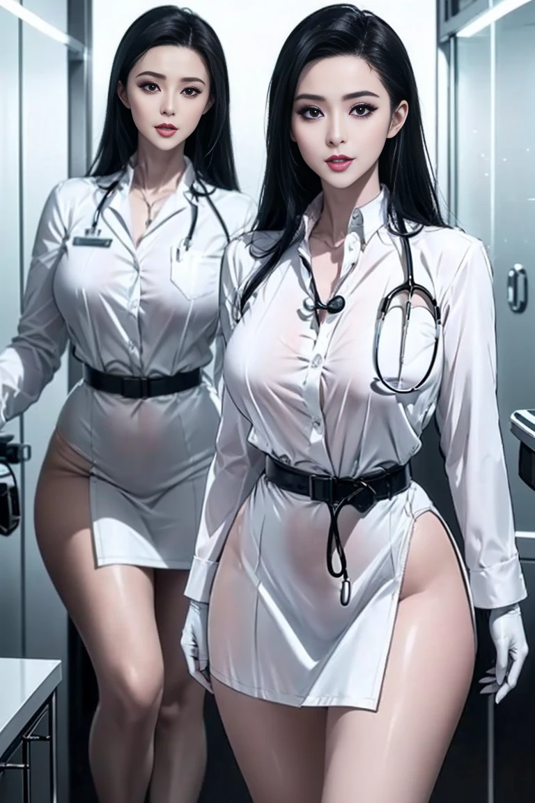 ((masterpiece)),(((best quality))),((character design sheet)),((rough sketch)),((vulgar)),(magazin cover)thick thighs,african girl,smile,((between breasts)),pussy juice,((wearing an Wet sexual nurse uniforms and nurse cap)),shirt harf lift,milking