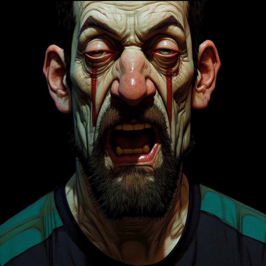 fleshmutant bodyhorror working at a fast food restaurant,close up,, true to life, HDR image,High detail resolution,soft eyes,natural skin,high detailed face,high detailed cloth,film photography,vintage,cinematic lighting,realistic,sharp focus,(very detailed),((4K HQ)),depth of field,f/1.2,Leica,8K HDR,High contrast,shadows, bokeh,(detailed and realistic skin texture),(detailed clothing),(detailed background),detailed skin,(highly detailed skin),(8K HDR photo),realistic texture,realistic shadows,accurate to life,living image,lifelike
