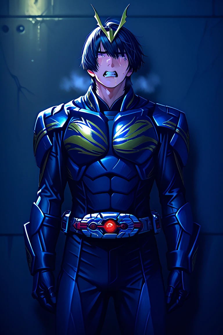 《the original god》Arataki Kazuto , male people, chest muscle, Sexy , Venom symbiote for your body, Black mucus of the body , into venom, venomize,Black bodysuit,(Cloak),Red cape,Abs,(Adult male)((Venom possession,venom symbiote)),over-Tortoise Man,Battle damage,((Masterpiece)), ((Best quality)), Ultra detailed,((illustration)), Dynamic Angle, Detailed light, (Delicate eyes), Floating, 1boy, Male focus, Head, Clothing, Yellow eyes, necklace, tattoo, (Forehead:0.8), (ahoge:0.8), jewelry, brunette color hair,apathy,Ray, chest muscle, Sexy , Venom symbiote for your body, Black mucus of the body , (into venom), Venom,frontage,Bust photo,White tight-fitting top,spiderman outfit,style of anime4 K, 4K anime wallpaper, Badass anime 8 K, 4 k comic wallpaper, young anime man, Anime boys, Anime wallpapers 4 k, Anime wallpaper 4K, High quality anime art style, Anime moe art style, Anime art wallpaper 8 K, Anime art wallpaper 4 K, RGB lighting,