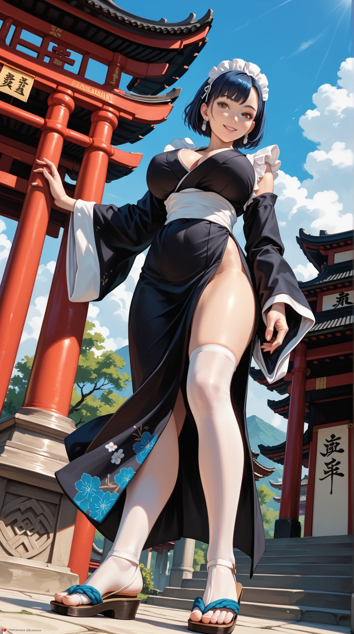 Wait for the sexy warrior, Pretty face, Delicious Company, A captivating sight, Wearing a sexy open kimono. The work is created in a medium reminiscent of Japanese ink painting.。....., 具有大胆的笔触和Monochromatic color palette. Artist'Stunning technique gives the image strength and power'Presence,Highest quality, Ultra-high resolution captures every detail. The texture and intricate patterns of the kimono are expressed with extreme precision.. Lighting is carefully designed,Enhance the drama, Deep shadows and subtle highlights. general, This piece exudes elegance and strength., A fusion of traditional Japanese aesthetics and modern sensibilities. Monochromatic color palette, Putting the details together, Captivate viewers、Create an immersive experience.
