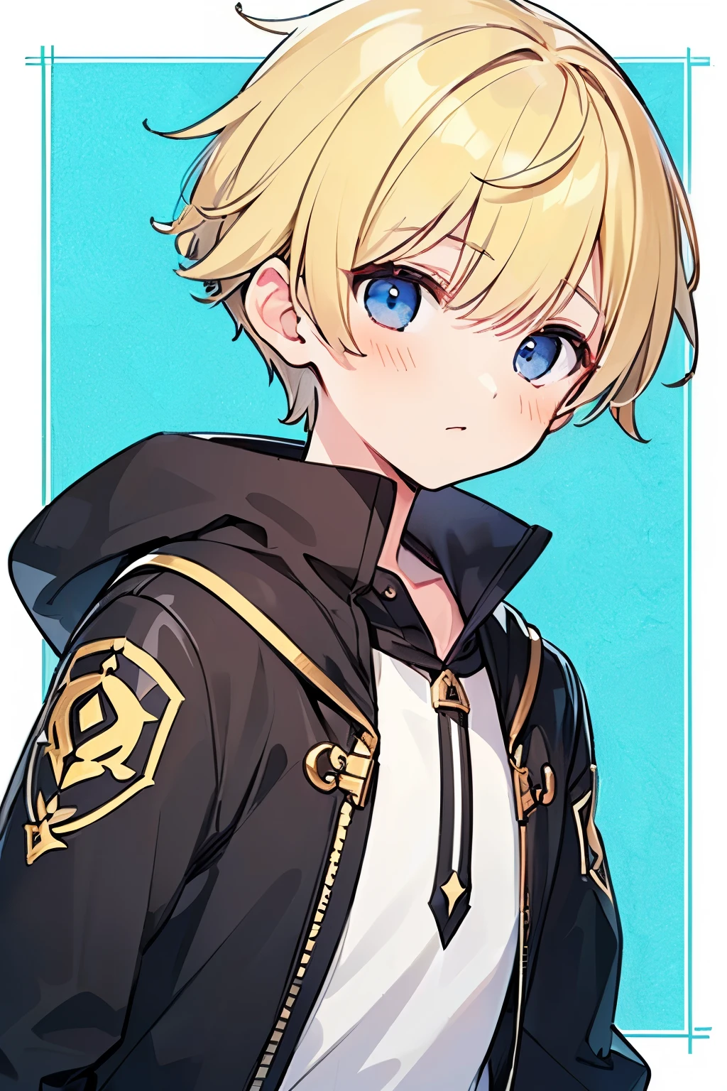((boy:1.5)),(asymmetric hairstyle:1.3),(blonde:1.2),(Hair cut only on the left side:1.4),((wizard's robe:1.2)),((opening a magic book)),(background with twinkling stars:1.35),waving in the wind,(looking up at the sky:1.5),((close up of face:1.2)),((Super high quality:1.5)),