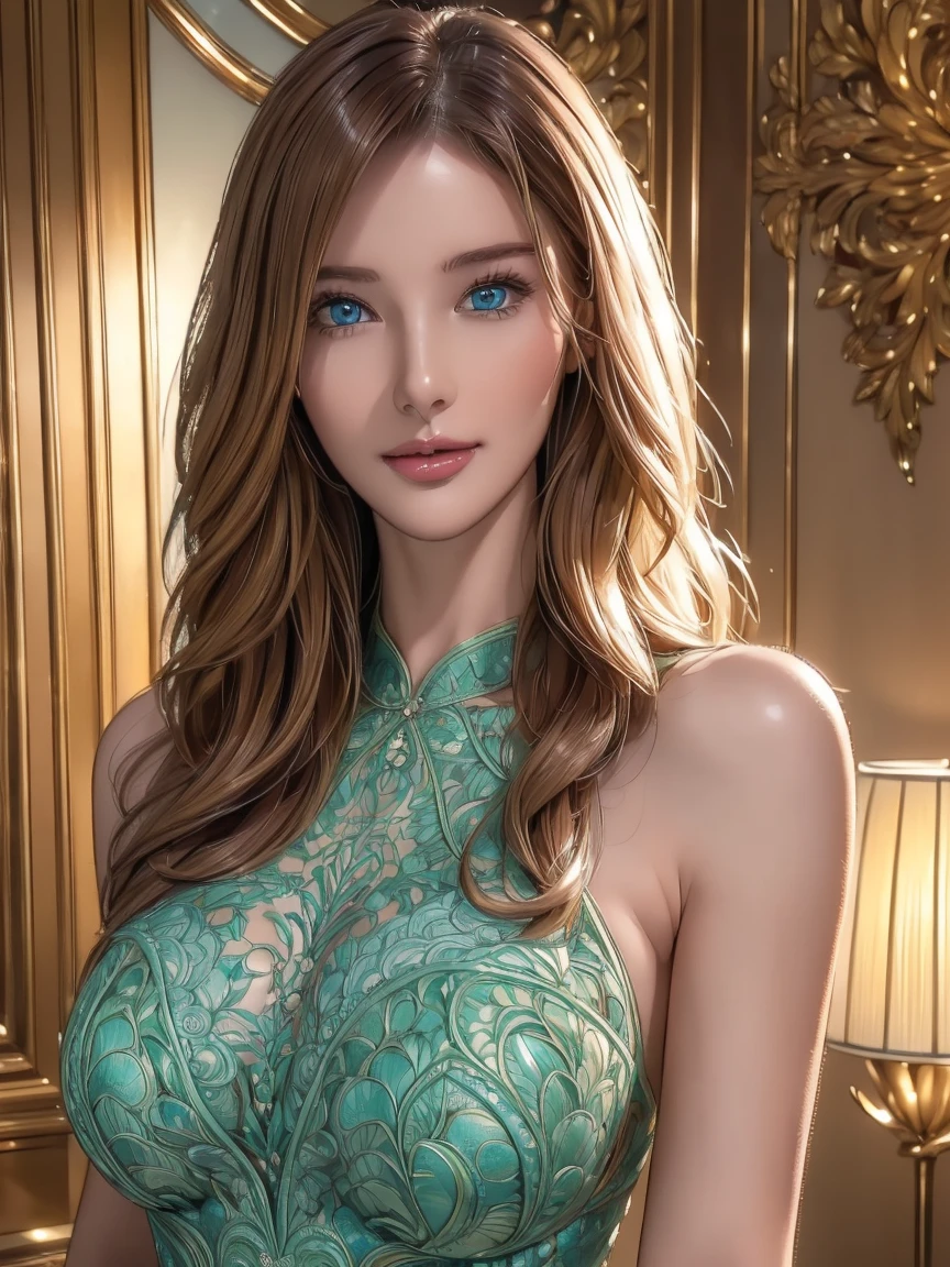 "( Super Detail,  Photorealistic,  top quality, 4K, 8k,  high resolution,  Masterpiece:1.3), exuding grace and charm, Anya Ivanova,  Tall and Slim ,  face dressed in business suit , bright blue eyes, Warmth and confidence, Hall々As a professional, Welcoming smile tips, Erin Anderson,  Slender and tall  , Long wavy blonde hair, Loose curls,  bright green eyes, Charming and friendly,  friendly and welcoming attitude,  RADIANT SMILE , Sleek and professional look, grace, Luxurious surroundings, ( Intricate Details:1.3), ((Ultra-detailed hand drawing,  full of confidence with ultra-detailed fingers ,  I can see my whole body ,  show their full body))."