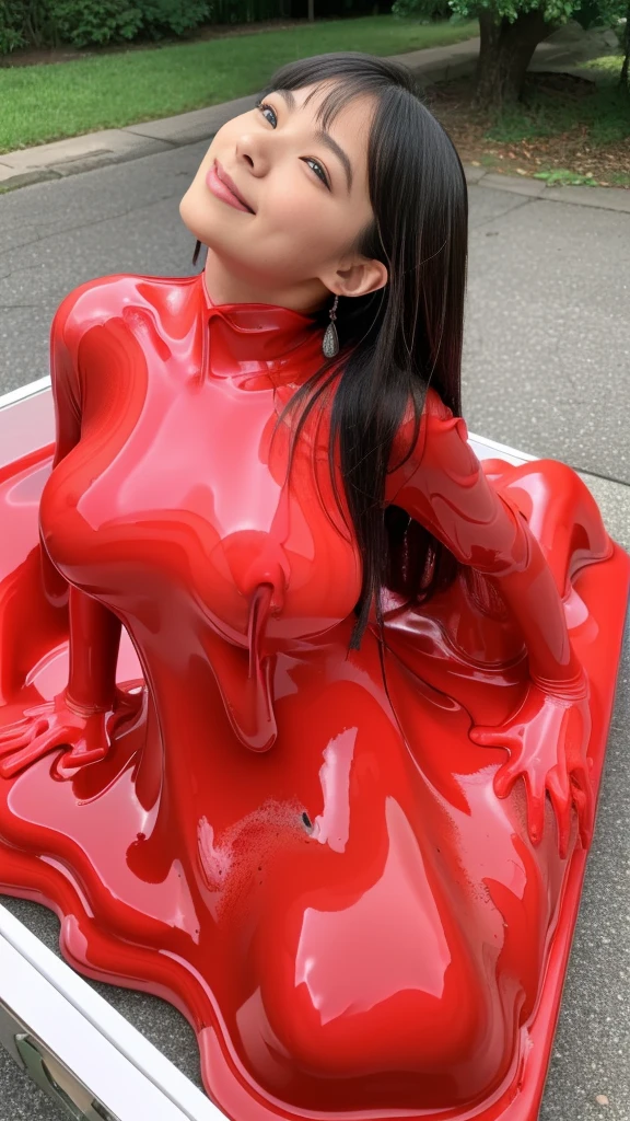 a pregirl, (Largest breasts), (muscular body:1.5), (muscle abs:1.1), ((korean facial)), looking at viewer, (wet realistic body:1.5), (wet skintight qipao dress:1.5), skintight yoga pants, athletic sneakers, blonde short hair, photorealistic, realisticlying, Best quality at best, employee, 详细的脸, Sexy Sitting on a chair wood by the beach, diffuselighting, depth of fields, Background bokeh.