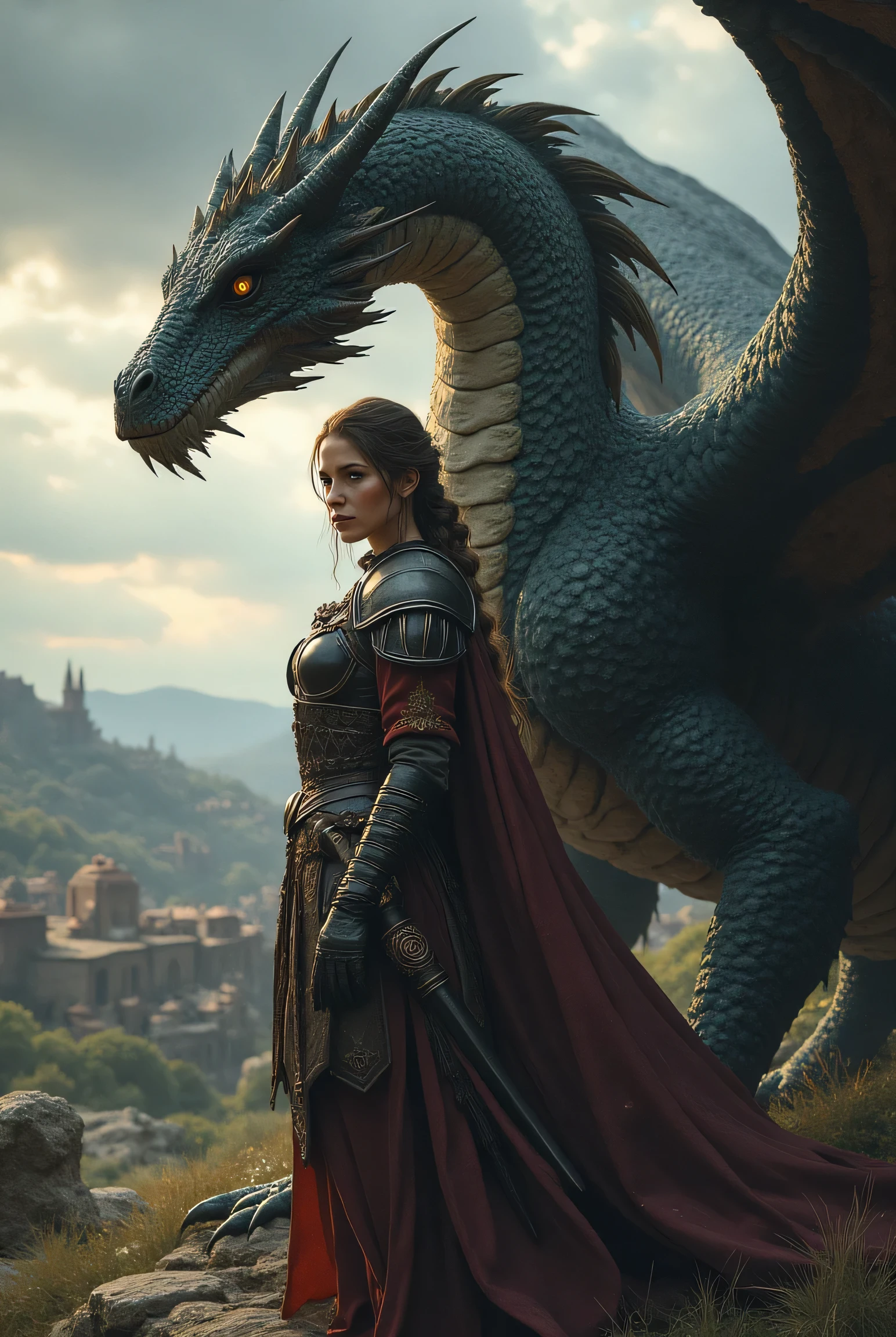 You can create a girl with dragons?