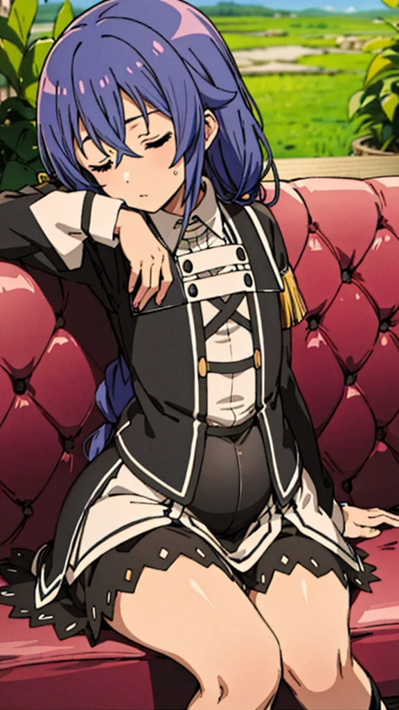 blue eyes,blue hair,,elf,pointy ears,, long hair,eager pet pose