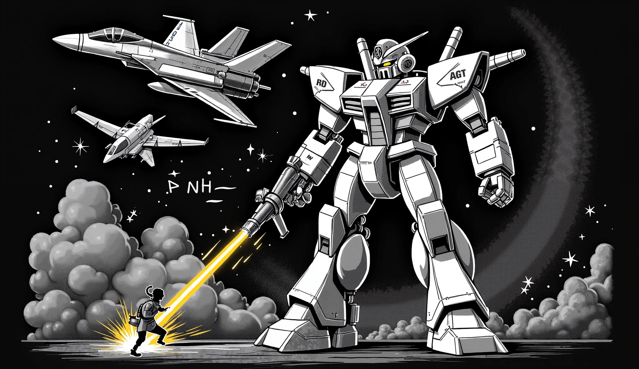 MechBattleTechClassicTR3025 in action on a battlefield with a city in the background