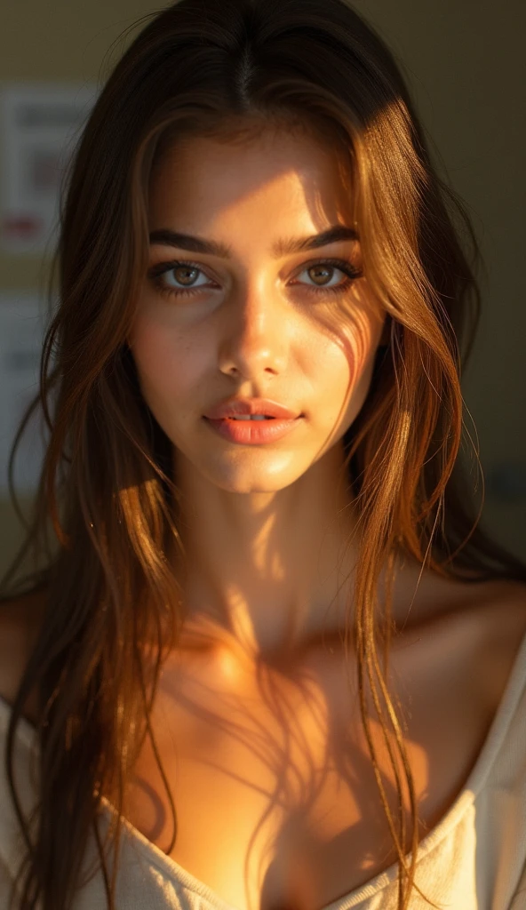 RAW photo, a 22-year-old-girl, no clothes on, no bra, no panties, no underwear, sit beside window, (1girl), (realistic), (photo-realistic:1.5), lipstick,(RAW photo, 8k uhd, film grain), Sharp Eyeliner, Blush Eyeshadow With Thick Eyelashes, extremely delicate and beautiful, 8k, soft lighting, high quality, highres, sharp focus, extremely detailed, (sunlight on face), beautiful detailed eyes, extremely detailed eyes and face, masterpiece, cinematic lighting, (high detailed skin:1.2), 8k uhd, dslr, soft lighting, high quality, film grain, Fujifilm XT3