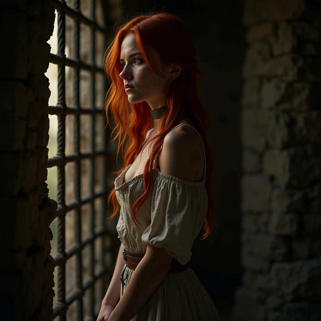 Peasant girl in prison