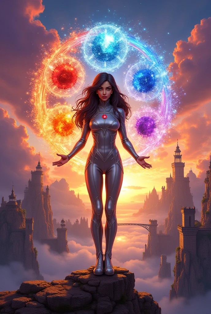 score_9, score_8_up, score_7_up, score_6_up, score_5_up, score_4_up, (Expressiveh, flushed, blushed smug smiling, Low Angle View , Bangs, cute, gymnast, magic Ethereal Heart shape skintight latex bodysuit, darkness, Ethereal wizard hat with Stars Print, blushed skin, galaxy vortex, translucent hair, freckled girl, long hair, smug Smile:1.2), (casting green Spell rings with both hands:1.2), vibrant, concept art, digital art