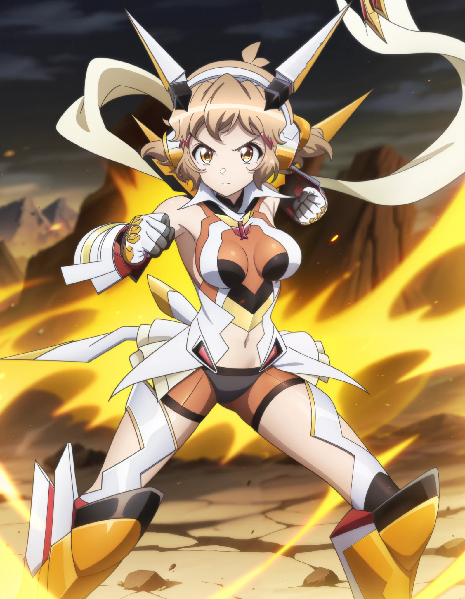 Tachibana hibiki Gear Of Kung fu Fire