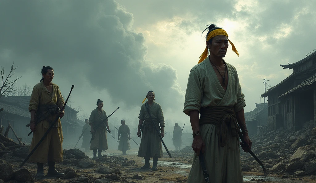 With a gun、Troops at Arms, male, Sengoku period