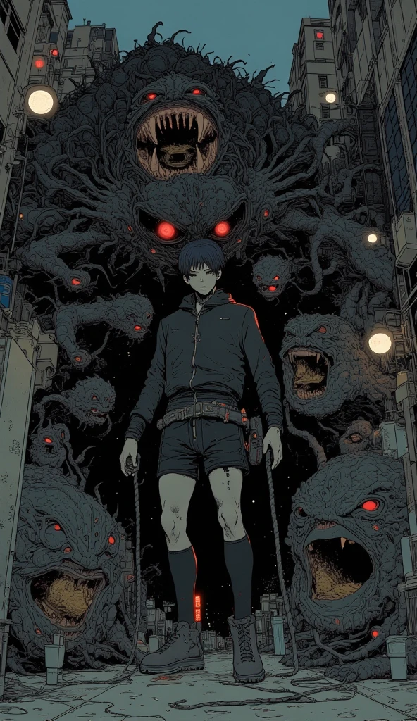 male model, horror-themed lovecraftian horror Junji Ito, Raw digital photo, Film Washi, "The Frost of (80s style:0.65) (hand drawn, anime:1.2) (girl:0.8) , analogue vhs distortion, intricately detailed linework, vibrant colors", Hisui Sugiura, Intricate and vivid depiction of Junji Ito's work in film form. The artist's signature style is evident throughout, from the detailed linework and vibrant colors to the subtle analogue VHS distortion. The image captures a man in his natural habitat, surrounded by intricate details that bring the scene to life. The overall effect is a stunning representation of Ito's unique vision. Hisui Sugiura Assistant has done an excellent job in capturing the essence of this iconic artist's work. The image is a true masterpiece. . eldritch, cosmic horror, unknown, mysterious, surreal, highly detailed . eerie, unsettling, dark, spooky, suspenseful, grim, highly detailed