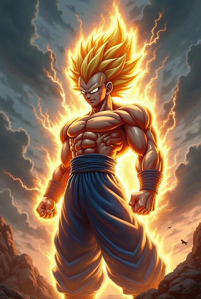 Goku with Zeno's fusion
