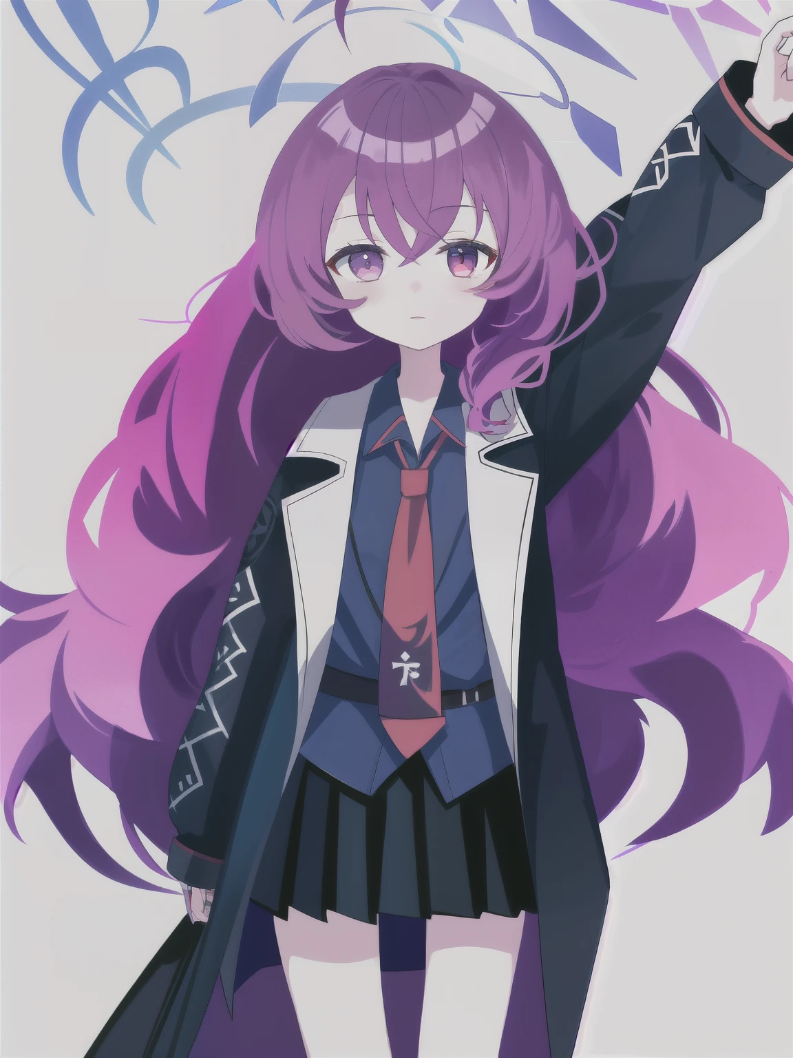 超 HD, Retina, masterpiece, accurate, anatomically correct , Super Details, high detail, high quality, Award-winning, best quality, high resolution, Good Anatomy, 1080P, HD, 4K, 8k, 16k, the only person,1 girl,halo,Alone,蔚蓝档案光环,atsukodef,irohadef