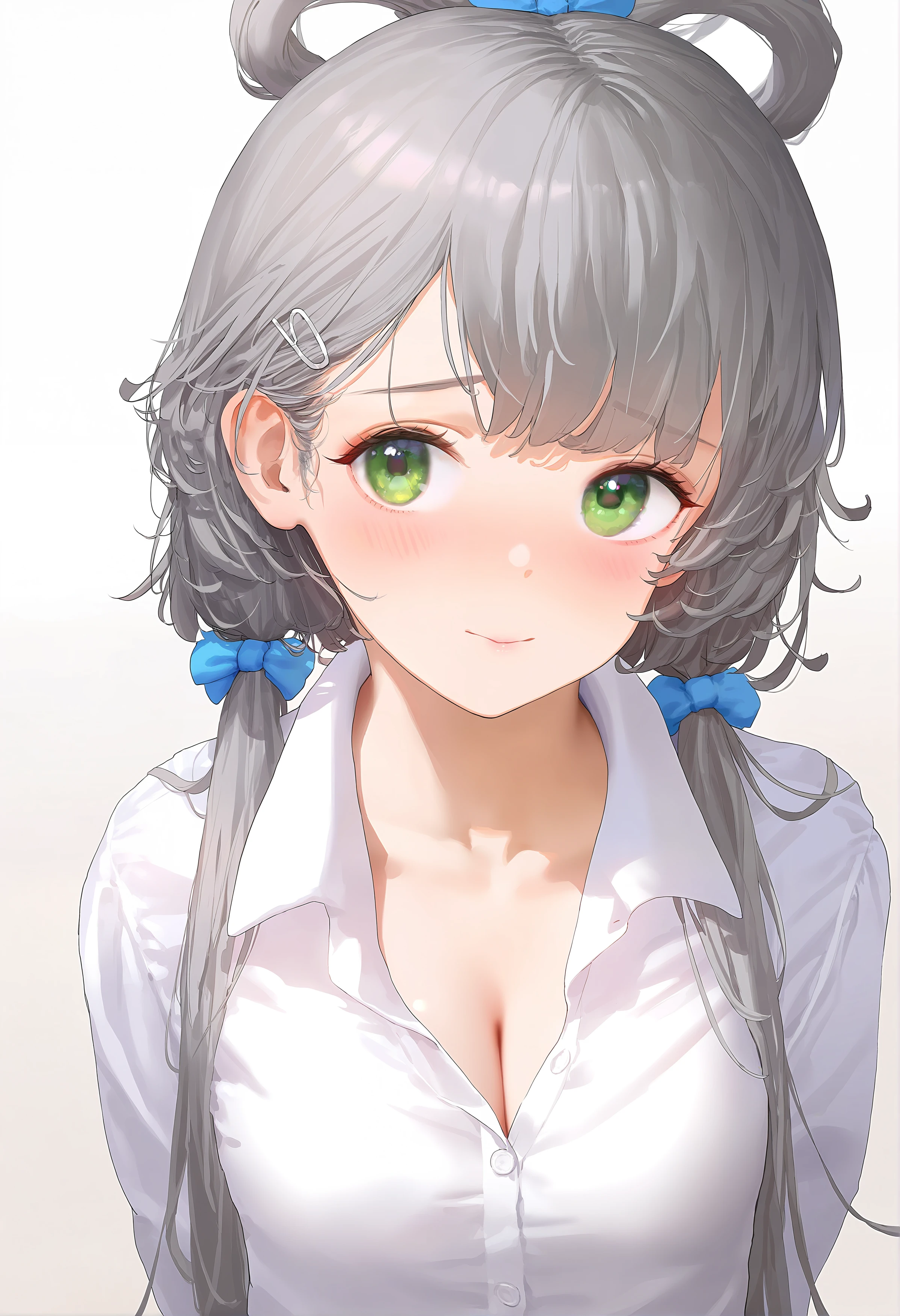 (masterpiece, best quality), 1girl, Olive Twisted Updo with Hair Vine, Size B breasts, <lora:kantoku_v0.1:1>