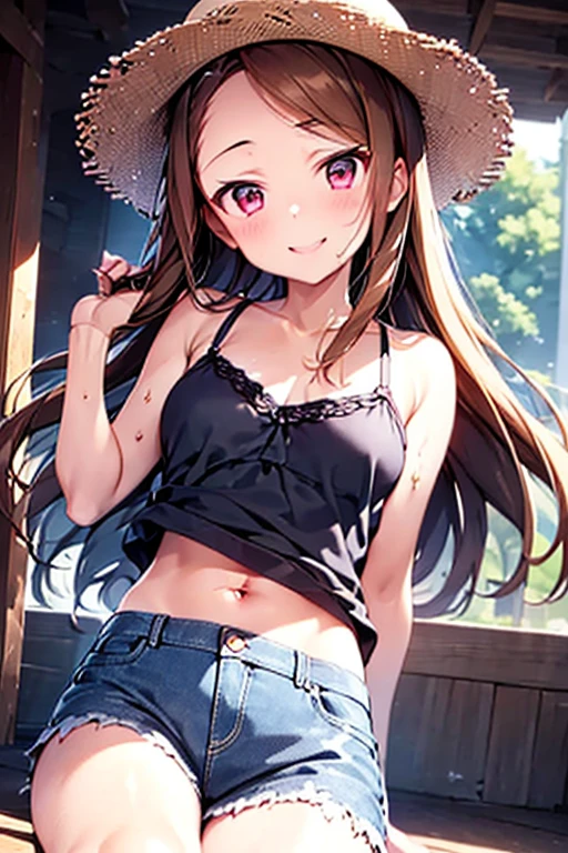 (8k、RAW Photos、highest quality、nsfw、masterpiece:1.2)、(Real、Photorealistic:1.2)、(Ultra-high resolution)、(Super detailed)、Unbelievable absurdity、(Cowboy Shot:1.5)、 (Pee、Standing pee:1.5)、(Detailed facial features)、(Detailed shiny eyes)、(A stunningly beautiful 17-year-old girl:1.5)、(Completely naked、I&#39;m not wearing anything、Nothing attached)、(Camel Toe、Camel Toe、vulva:1.2)、(Full nudity:1.5)、Golden ratio face、Perfect contrast、Perfect anatomical structure、Perfect composition、Perfect big eyes、Perfect Skin、Perfect fingers、Perfect breasts、Perfect Hair、A soaking wet crotch、(Pink nipples:1.5)、small but neatly shaped breasts,、No cleavage、Pee running down my thighs、short hair、Thin pelvis、Thin legs、Background seen between the legs、With legs apart、Professional Lighting、strobe、The photo is taken using a reflector.、Glowing White Skin、Hands at sides or behind the body、background: School classroom、