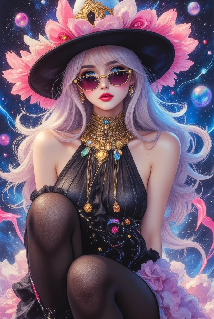 blue hair, female, witch, ice --auto --s2