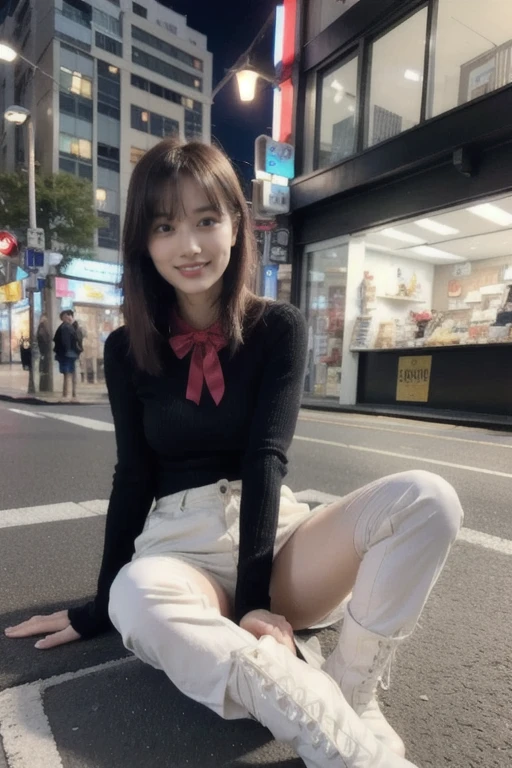 The cutest girl with a short bob