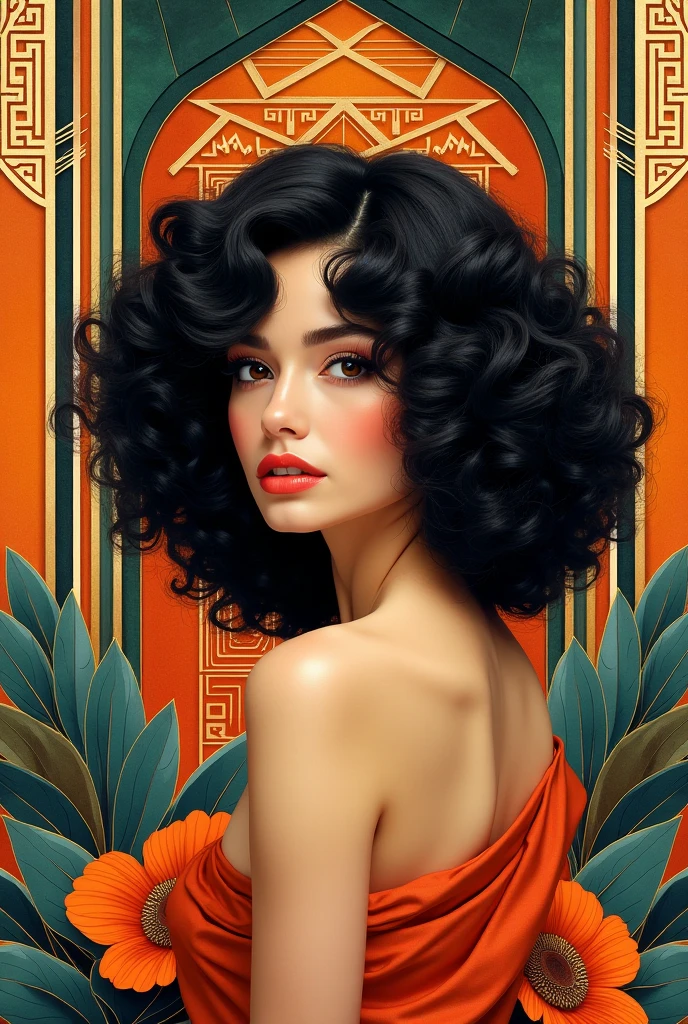 desimocha woman in a pin-up poster, 1940s, faded with lettering "Desi Masala" <lora:DesiCoffee_SDXL_20_LoRA:1>
