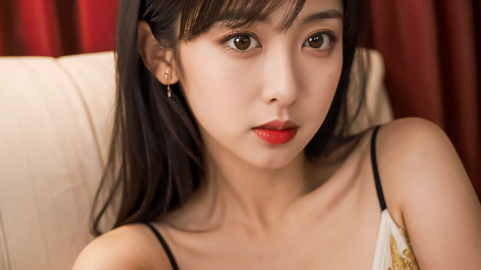 (RAW Photos: 1.2), Highest quality, Beautiful detailed girl, Bunny girl, Angry face, Highly detailed eyes and face, Beautiful attention to detail, Large file size, High resolution, High resolution, 8k wallpaper, The finer details, highly detailed ticker uniform 8k wallpaper, Light on the face, Cinema Lighting, 16-year-old girl, Sexy pose, (Photorealism: 1.4), figure, Surrealism, From below, Super detailed, masterpiece, Playboy Bunny, Fishnet tights, Lying in bed,G-cup big breasts