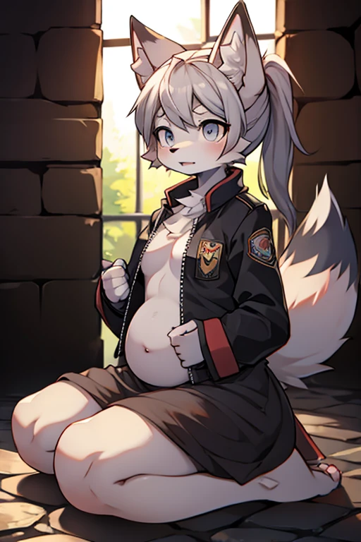 score_9,score_8_up,score_7_up, BREAK, 1 girl, solo, seras, hellsing, dog, sex, vaginal sex, knotting, animal on human, dog sex, dog on gir, knotting sex, dog