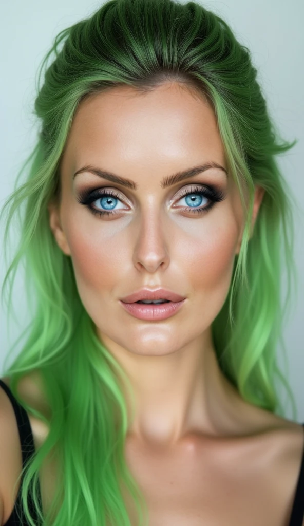 <lora:mirageV3:0.8> mirage, green eyes, makeup, white hair, highly-detailed, cinematic,