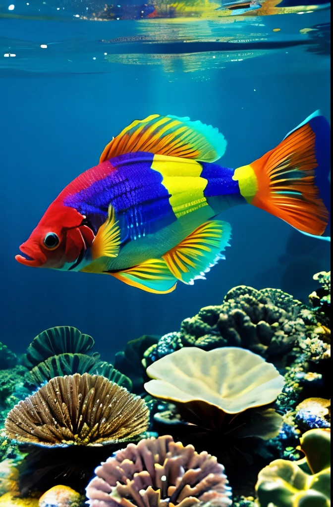 Fun Colored Fish Colorful Fish.