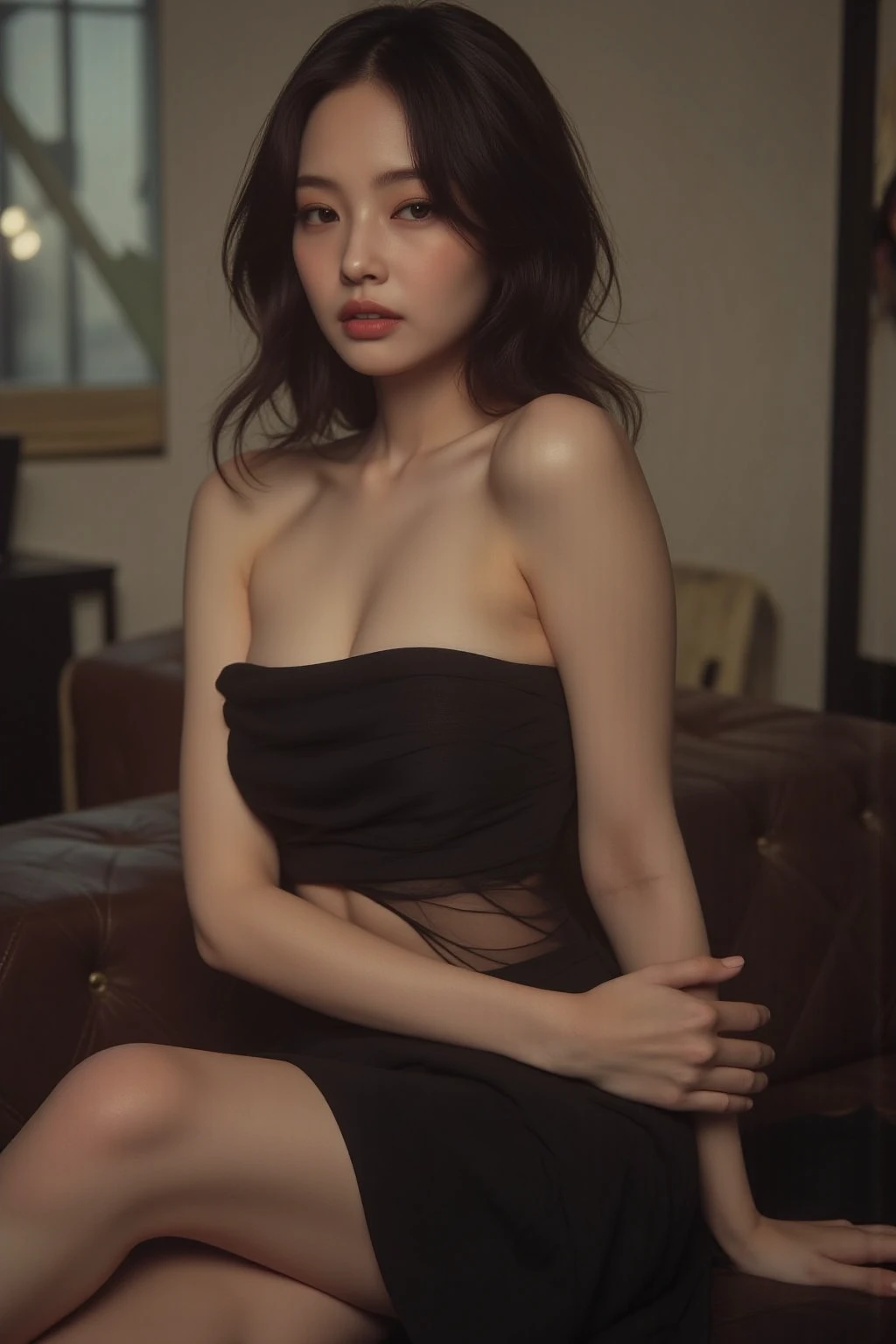 I like smooth and transparent skin., Silver Necklace