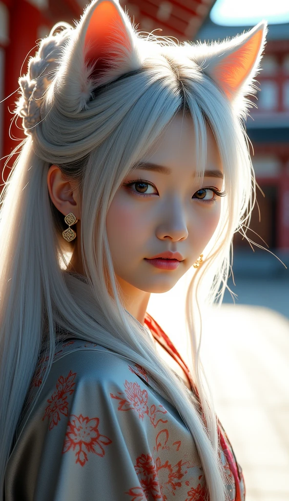 Traditional kimono with Japan eyes closed、Chrysanthemum、with floral pattern,Personification of the white snake,long white hair,Holding a dagger,sneering,(RAW shooting)、(hyper realstic、Top image quality)、8k、(realisitic、photoRealstic:1.3)、masterpiece、超A high resolution、Stunning big、((Beautiful 35 year old Japan:1.3)Crystal clear white skin,Close your eyes tightly,A sexy,Natural soft light、(film grains、FujifilmXT3、8k uhd、Digital SLR、lens)、Hollywood lips、Wide jawline、wide lips、narrow beautiful nose、movie、(Up to 8K resolution for photos、complexly detailed、Convoluted、elegent、Expansiveness、Fantastical)、ultra-detailliert、Insane details、Beautifully color graded、unrealengine、The degree of freedom、Hyper-Resolution、Megapixel、cinematic lightening、Anti-aliasing、FKAA、TXAA、RTX、SSAO、Post-processing、Post Production、tonemapping、CGI、VFX、SFX、Insanely detailed and interesting、Hyper maximalist、hyper realstic、Volumetric、ultra photoreal、ultra -detail、intricate detailes、ultra -detail、fulcolor、Volume Lightning、HDR、reallistic、unrealengine、16K、Foconitide、octan render
