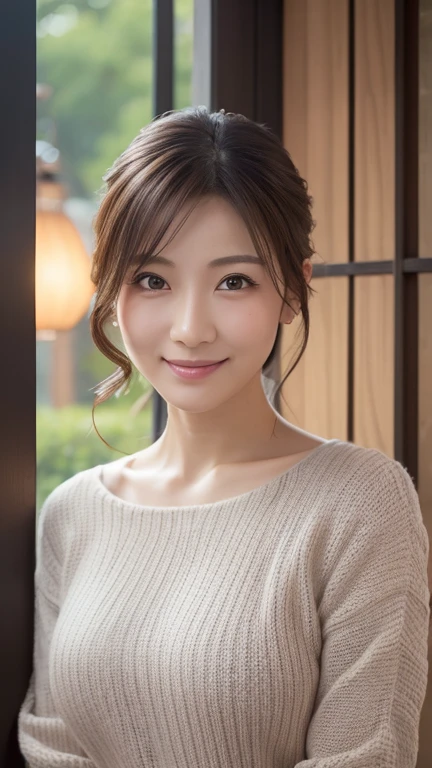 born, Highest quality, High resolution, (masterpiece: 1.3), Body Shot, Cute Japanese women, masterpiece, Curved body, Big Breasts, Cute face, Light Skin, Fair skin, Cute eyes, Elegant smile, Light makeup, stand in front of a flower shop, Feminine gestures, Elegant expression, Viewers facing towards each other, Focus on your audience,, Cute dress, , CuteBeautiful pastel colors, Beautiful pastel colors, at noon, Great lighting, Great sunlight, Bright colors, Ultra-realistic clean lines, Very realistic、Japanese、40 years old、A bursting smile、E cup breasts、Hide your fingers、Emphasize the chest、Cleavage、Disheveled clothing、smile、
