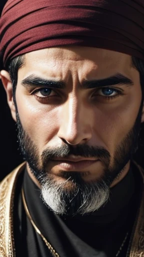 a perfect a yaudi man, focus on the character's face.