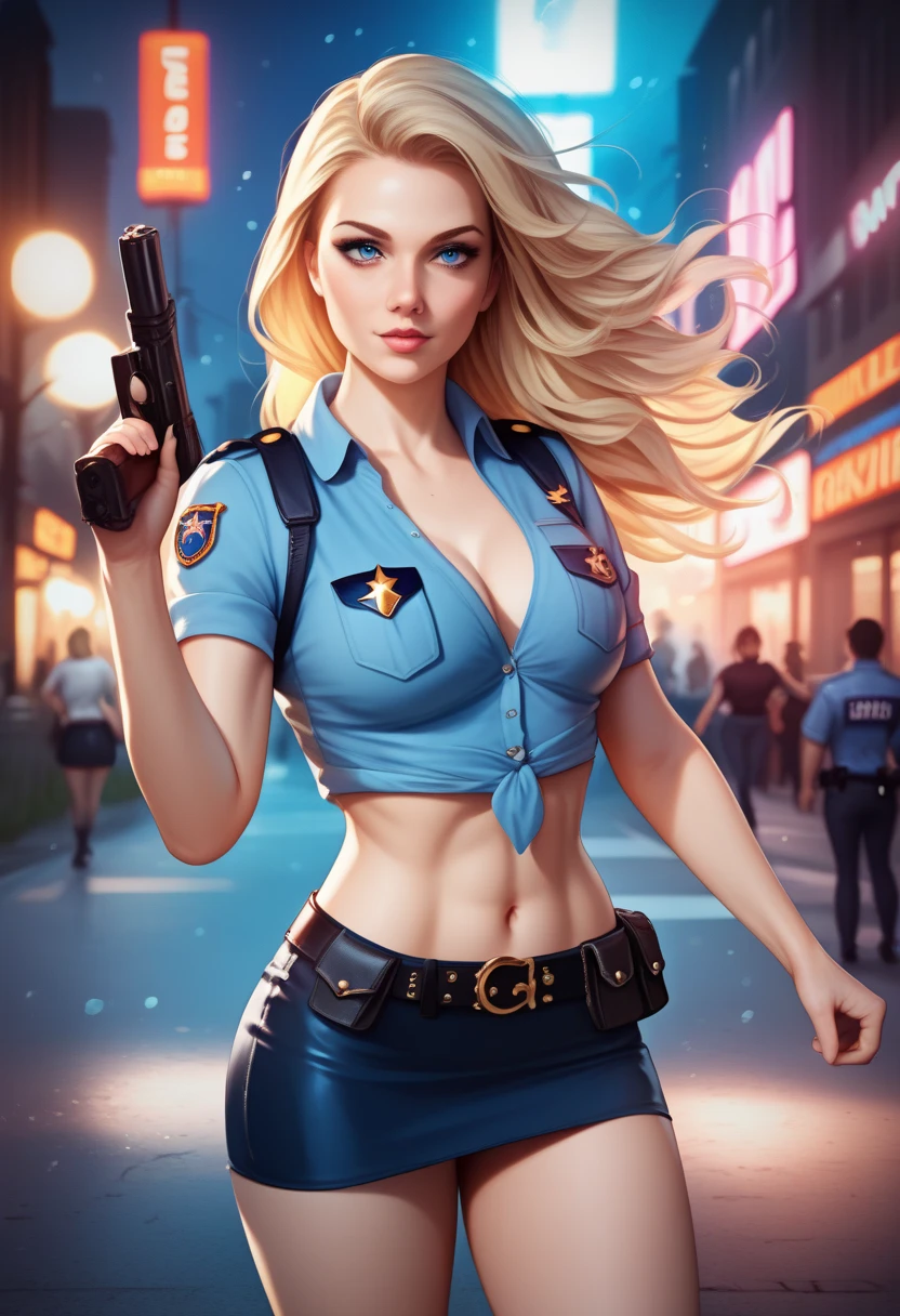 pretty woman, (1girl:1.3),
Leather Jacket,
Dirty blonde hair,
Culottes,
rubenesque, pinup,
cowboy shot, standing , in a retro-futuristic setting,
white background, blank background,, (Extremely Detailed Oil Painting:1.2), glow effects, godrays, Hand drawn, render, 8k, octane render, cinema 4d, blender, dark, atmospheric 4k ultra detailed, cinematic sensual, Sharp focus, humorous illustration, big depth of field, Masterpiece, colors, 3d octane render, 4k, concept art, trending on artstation, hyperrealistic, Vivid colors, extremely detailed CG unity 8k wallpaper, trending on ArtStation, trending on CGSociety, Intricate, High Detail, dramatic, absurdes