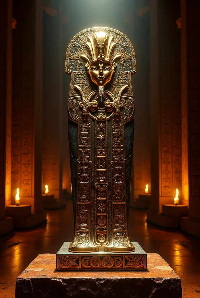 Majesté Pharaonique. (80cm x 80cm). main image 1
