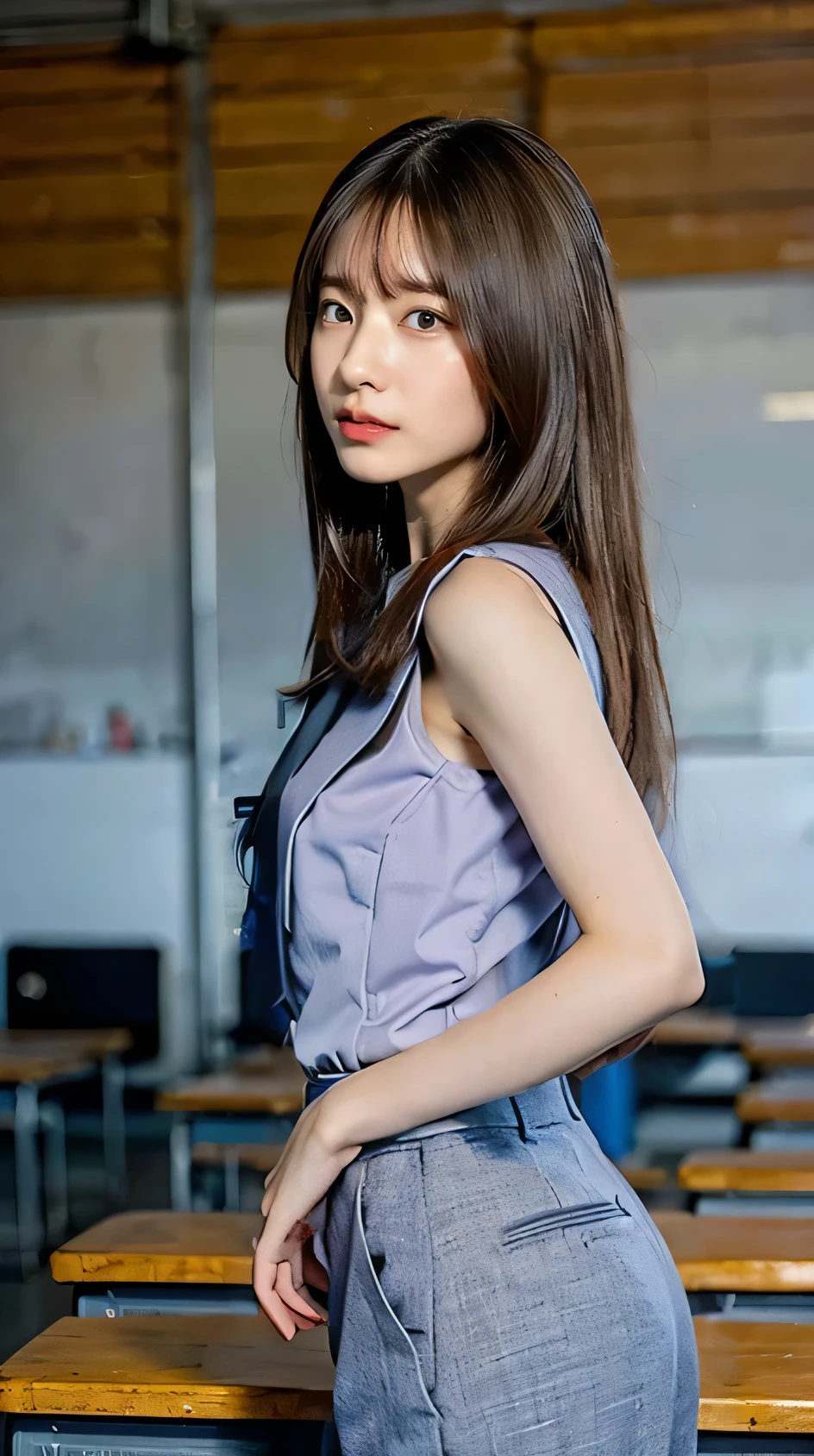 Gray wall,